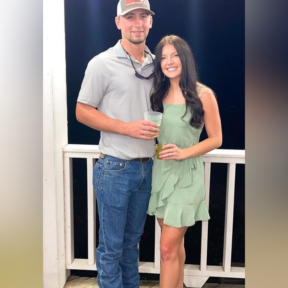 Altar’d State Green Mini Dress